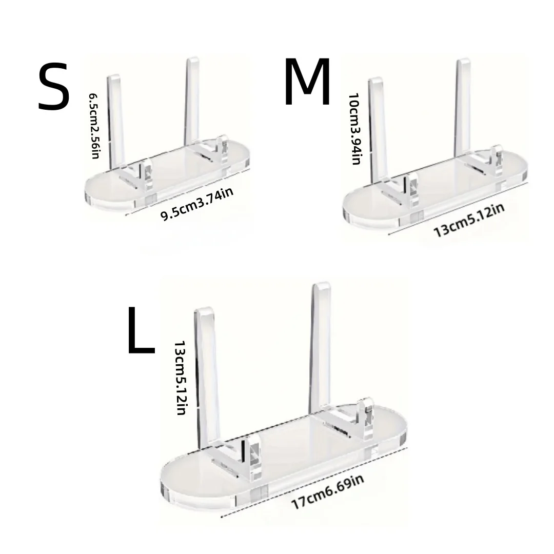 Acrylic Clear Stand Acrylic Easel Display Stand Multi-functional Display Stand For Plate Cards