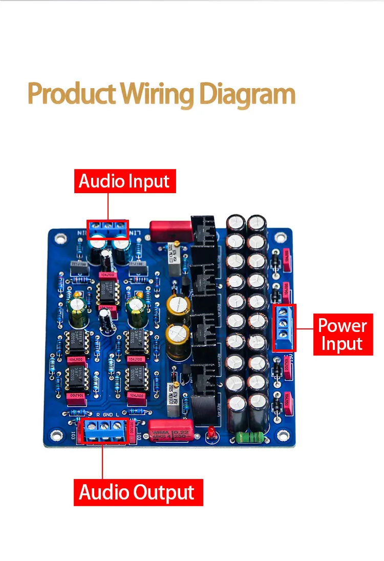 N5 Vorverstärker Audiophiler Vorverstärker-Board Klasse A Netzteil HiFi-Vorverstärker – Detail 10
