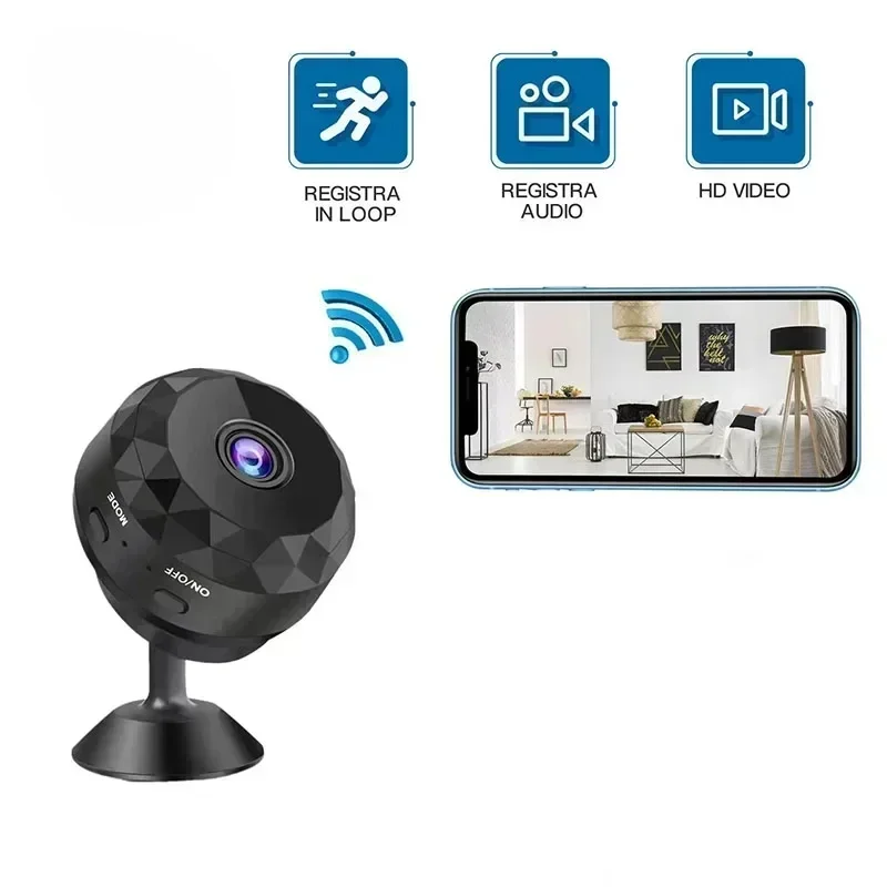 

​​A9 1080P HD Wifi Mini Smart Home Wireless Security Surveillance Camera Camcorder Night Vision Motion Detection​​