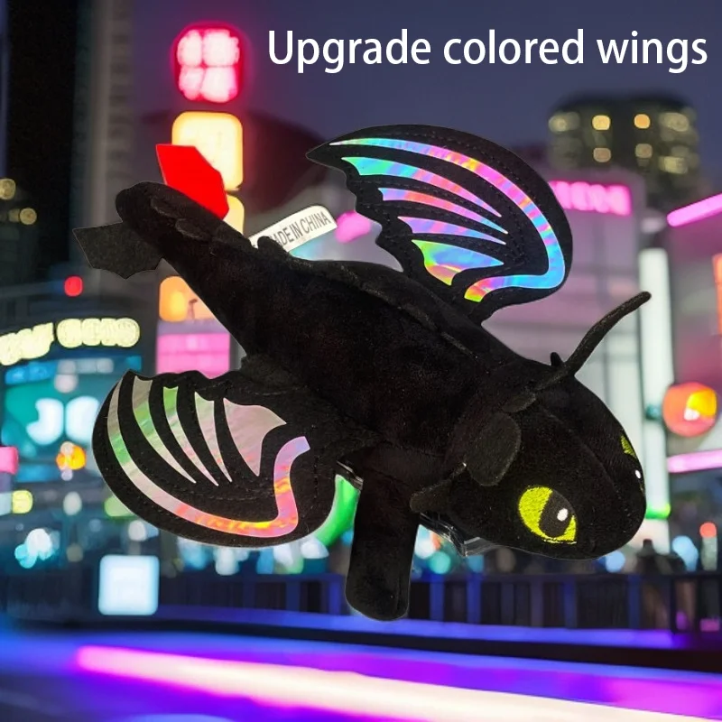 

Car doll Black Dragon on Car Roof Wings will sway with the wind T o o t h l e s s Upgraded colored glowing wings Car ornaments