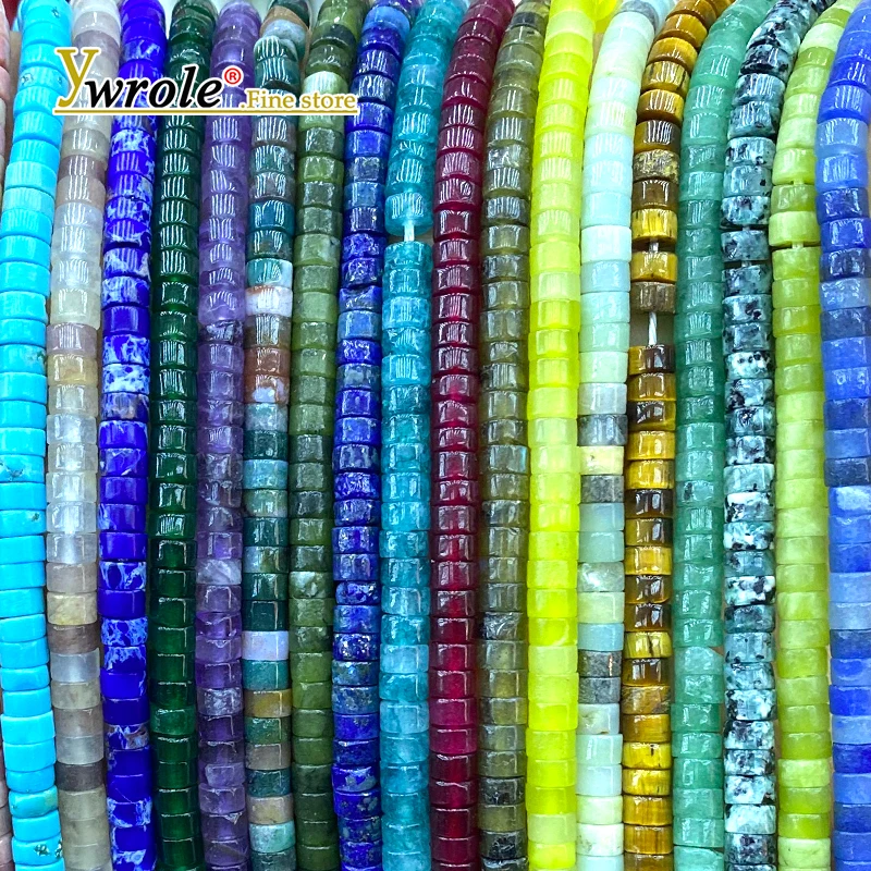 Rondelle 2x4mm pedra natural ágata jasper labradorite plana solta espaçador contas para fazer jóias diy pulseira encantos acessórios