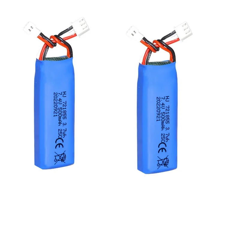 7.4V 500mAh Lipo Battery /7.4V USB for Wltoys 284131 mini-q K969 K989 K999 A202 A212 A222 A232 A242 A252 XK A600 RC car