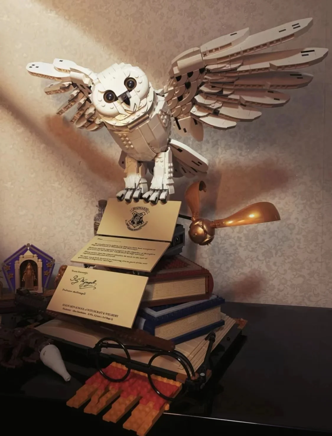 Collectors Edition Magic School Bird Bausteine Zusammenbau Modell Jubiläum Ziegel Spielzeug für