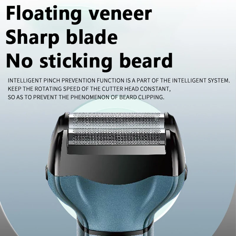 Kemeiバリカン 電気シェーバー 3 in 1 鼻毛カッター メンズ 充電式 コードレス フォイル ひげ剃り グルーミング シェービングマシン