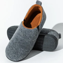 Shevalues Winter Men Warm Slides Fur Memory Foam Slippers Comfort Soft Sole Indoor Shoes High Quality Male Slippers Warm Shoes