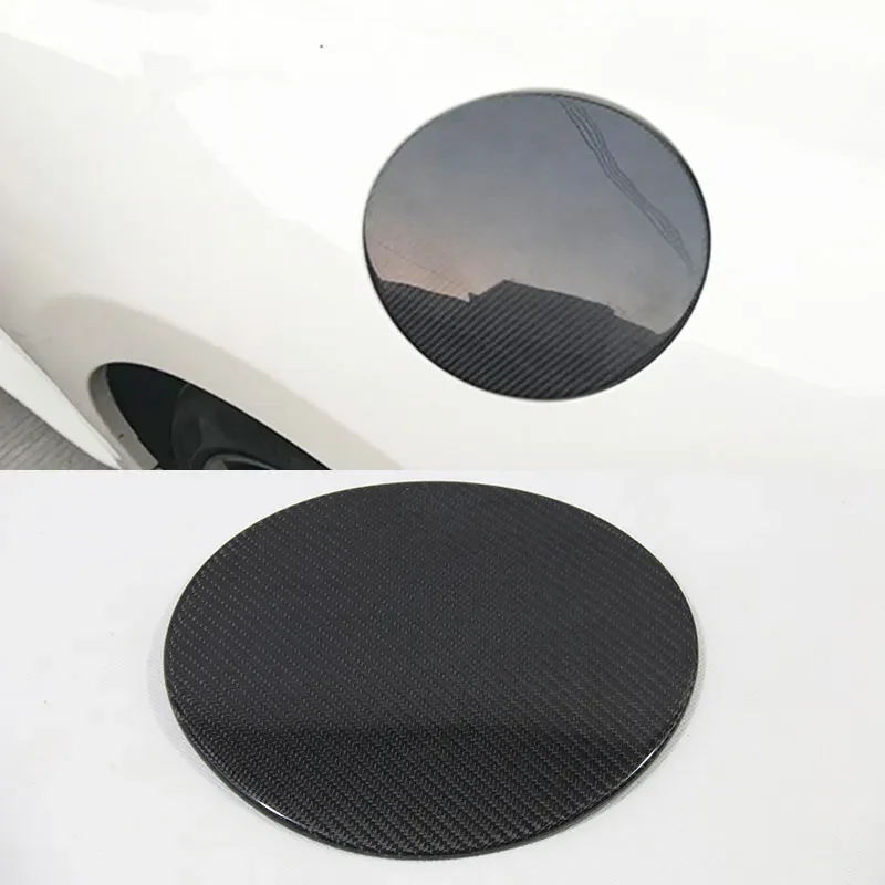 For Maserati GranTurismo GT GTS 2007-2020 Real Carbon Fiber Fuel Tank Cover Shell External Decorative Parts