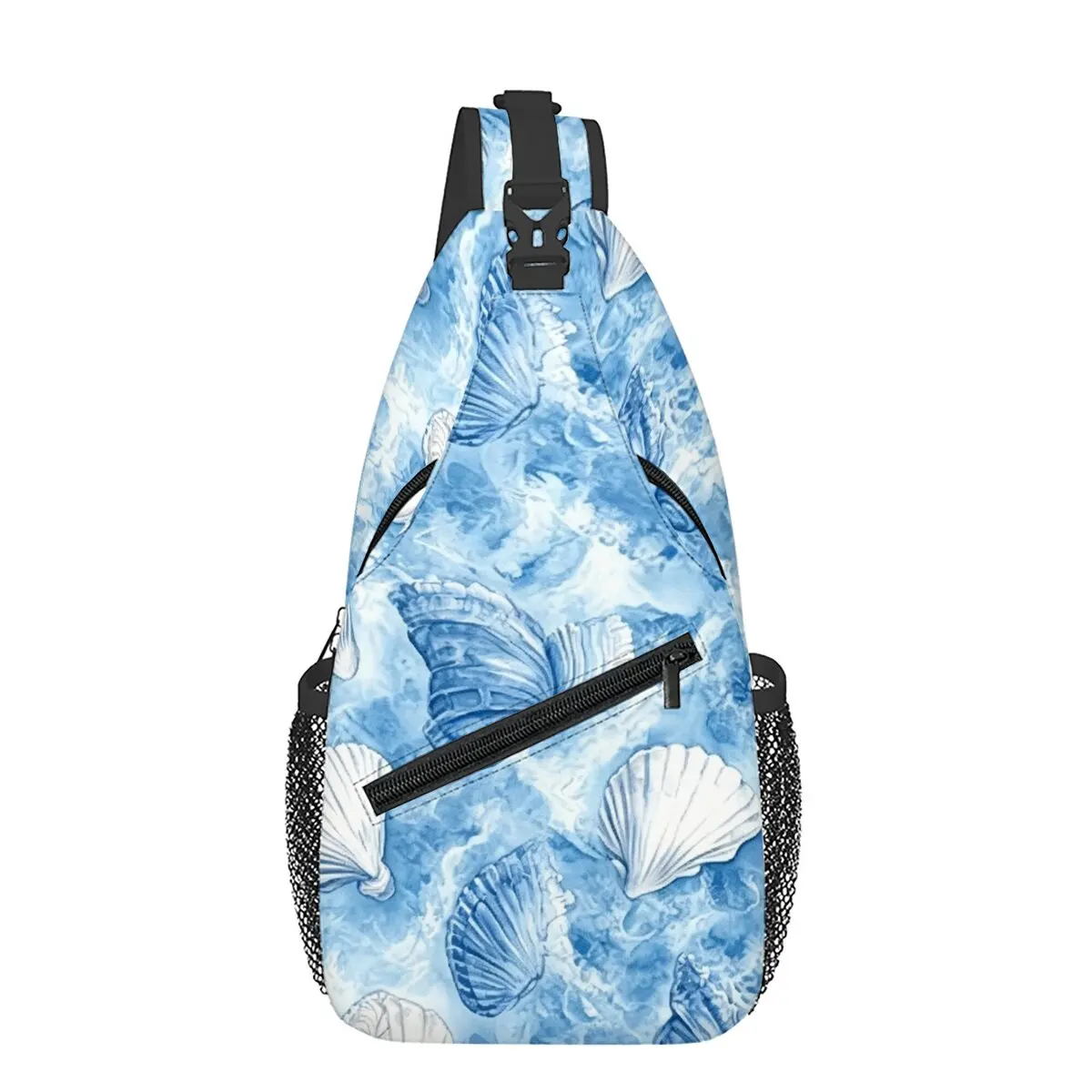 Shell Print Chest Bag Men's and Women's Kids Best Gift 2D Cartoon Large Capacity Outdoor Sports Leisure Fashion Bag
