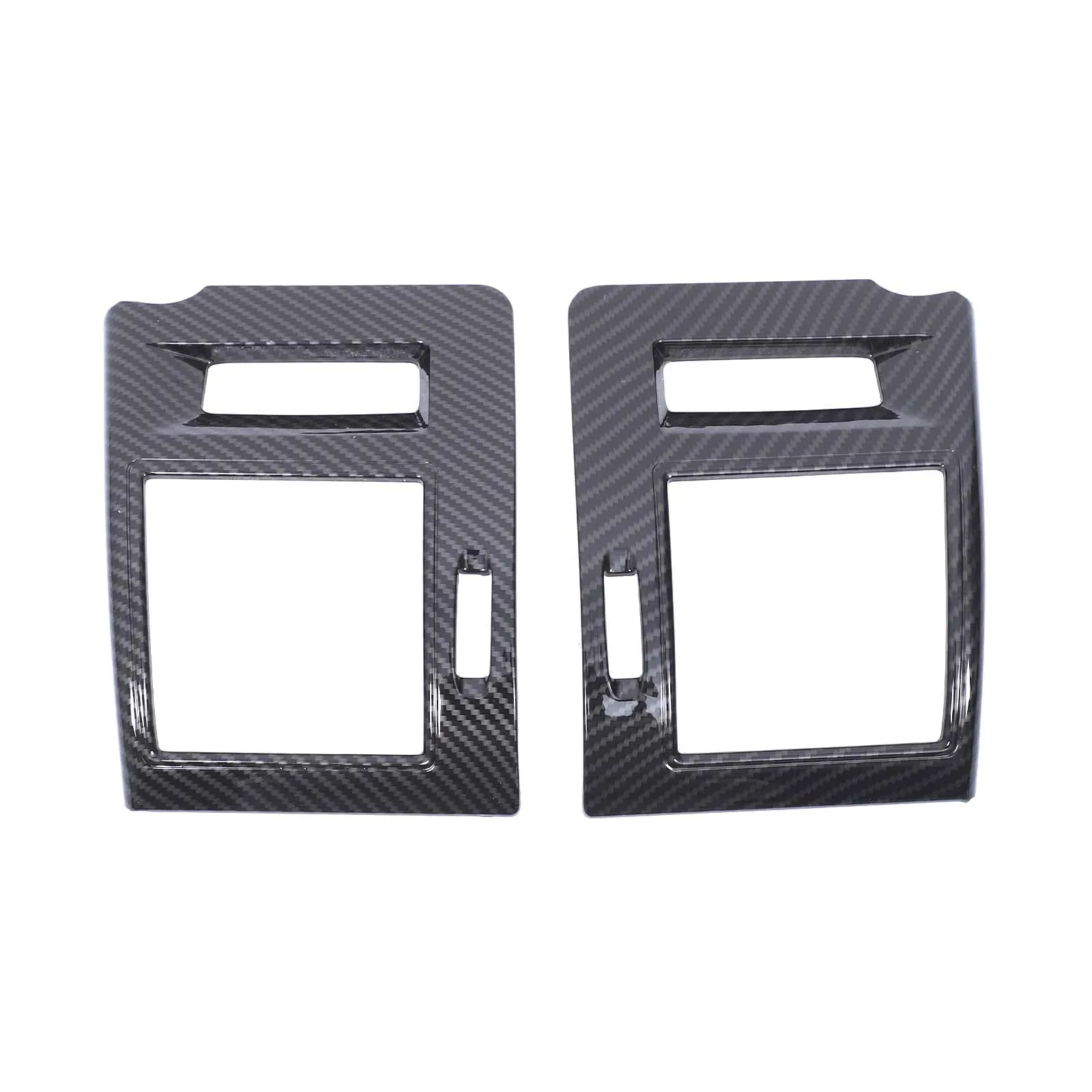 For 2010-2022 Toyota Prado air conditioner side air outlet frame Central control air outlet decorative frame carbon fiber