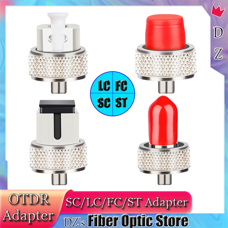 

Optical Fiber Connector SC/LC/FC/ST APC and UPC Optical Power Meter OTDR Conversion Adapter Coupler Flange Red pen Accessories