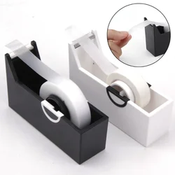 Rouleau adhésif en plastique, porte-ruban, distributeur de ruban, coupe-ruban, fournitures scolaires et de bureau, accessoires, outils d'emballage, 1 pièce