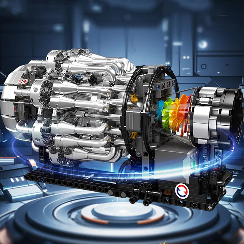 

Электрический двигатель Mold King Creative Supercar Turbojet | Встраиваемая игрушка-мотор | Строительные блоки MOC для взрослых | 1214 шт.