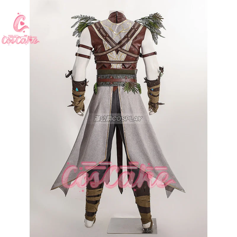 Halsin Baldur Custume Baldur Gate Halsin Cosplay Costume Outlift Top Pants Accessories Full Set Halloween Costumes Custom Size