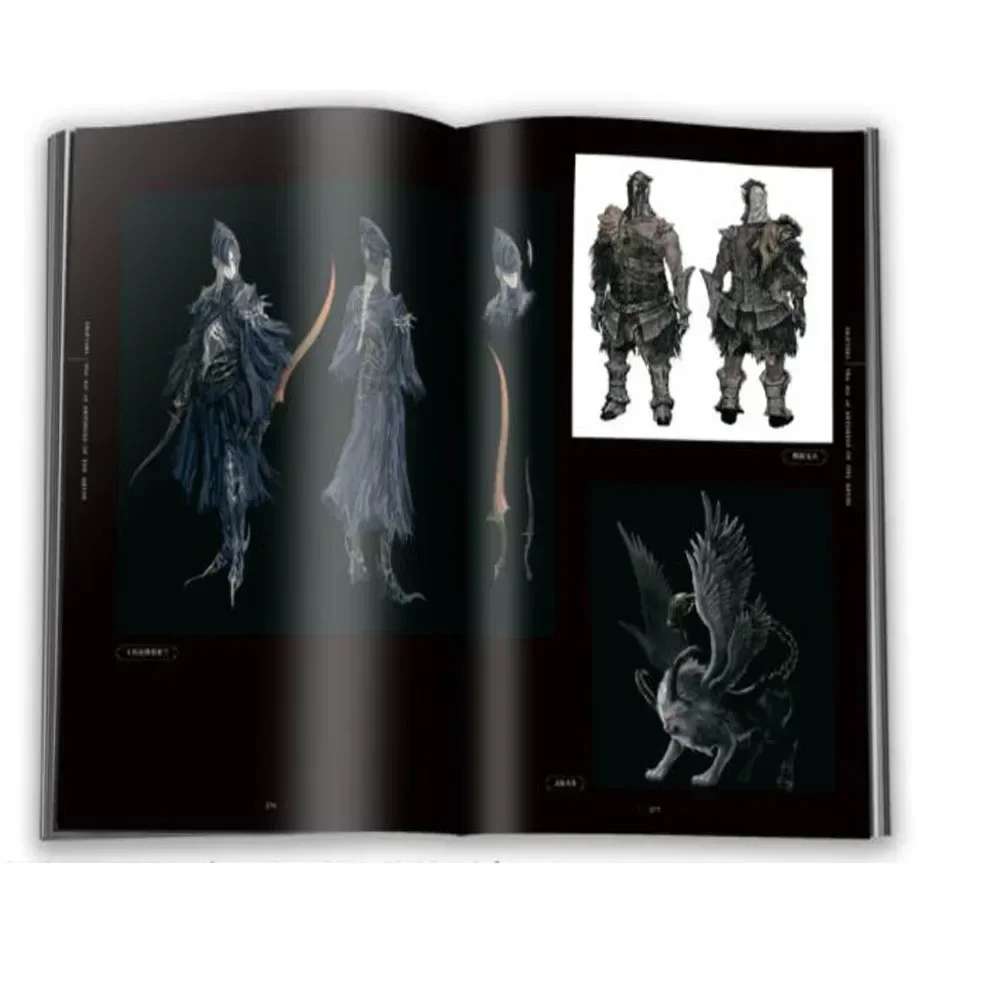 1 Book/Set Cool Game Chinese-Version Dark Souls Trilogy File of Fire Art Design Book Picture Album Detailed Tutorial Teaching