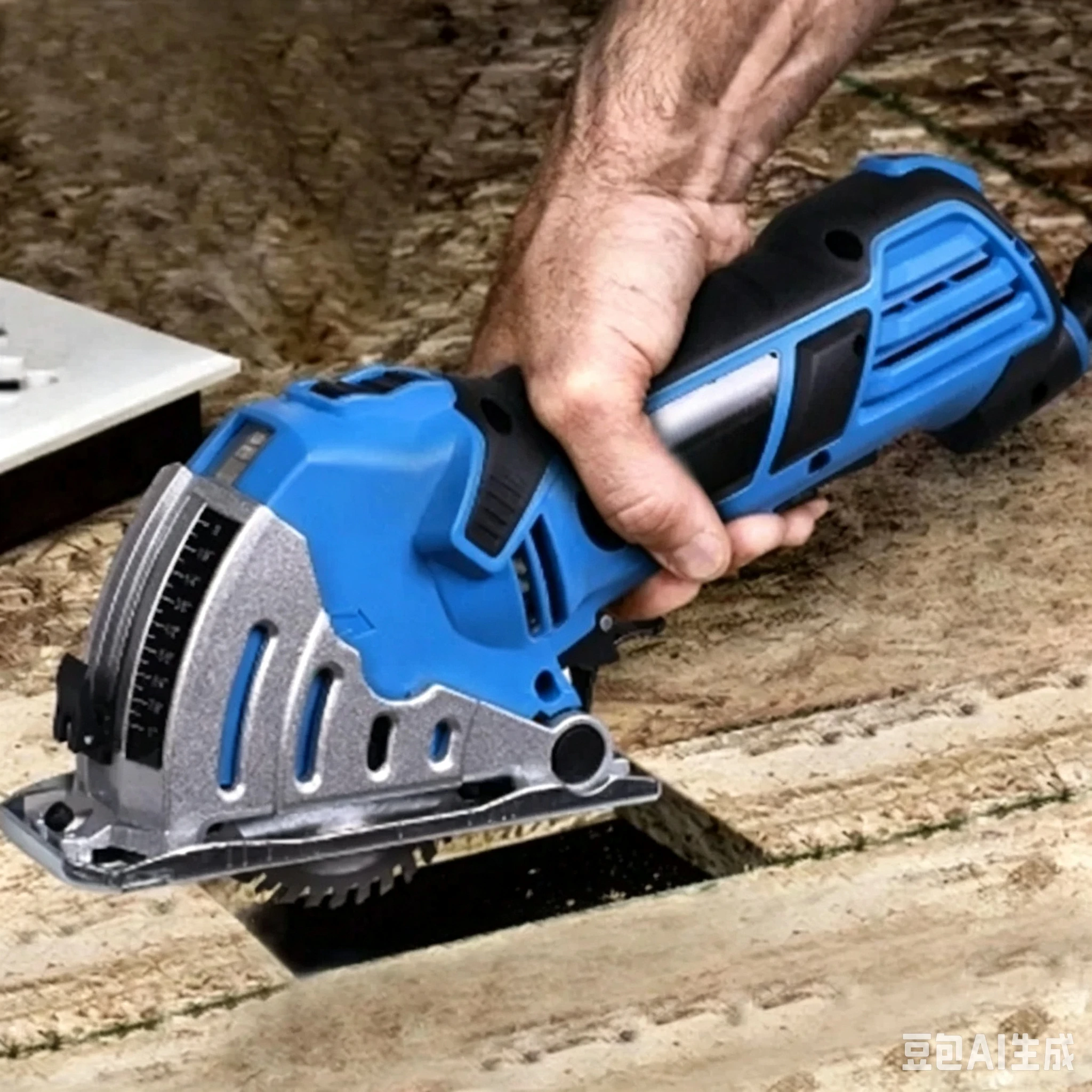 Cutting Multipurpose Portable Chainsaw with Slide Rail, Mini Saw