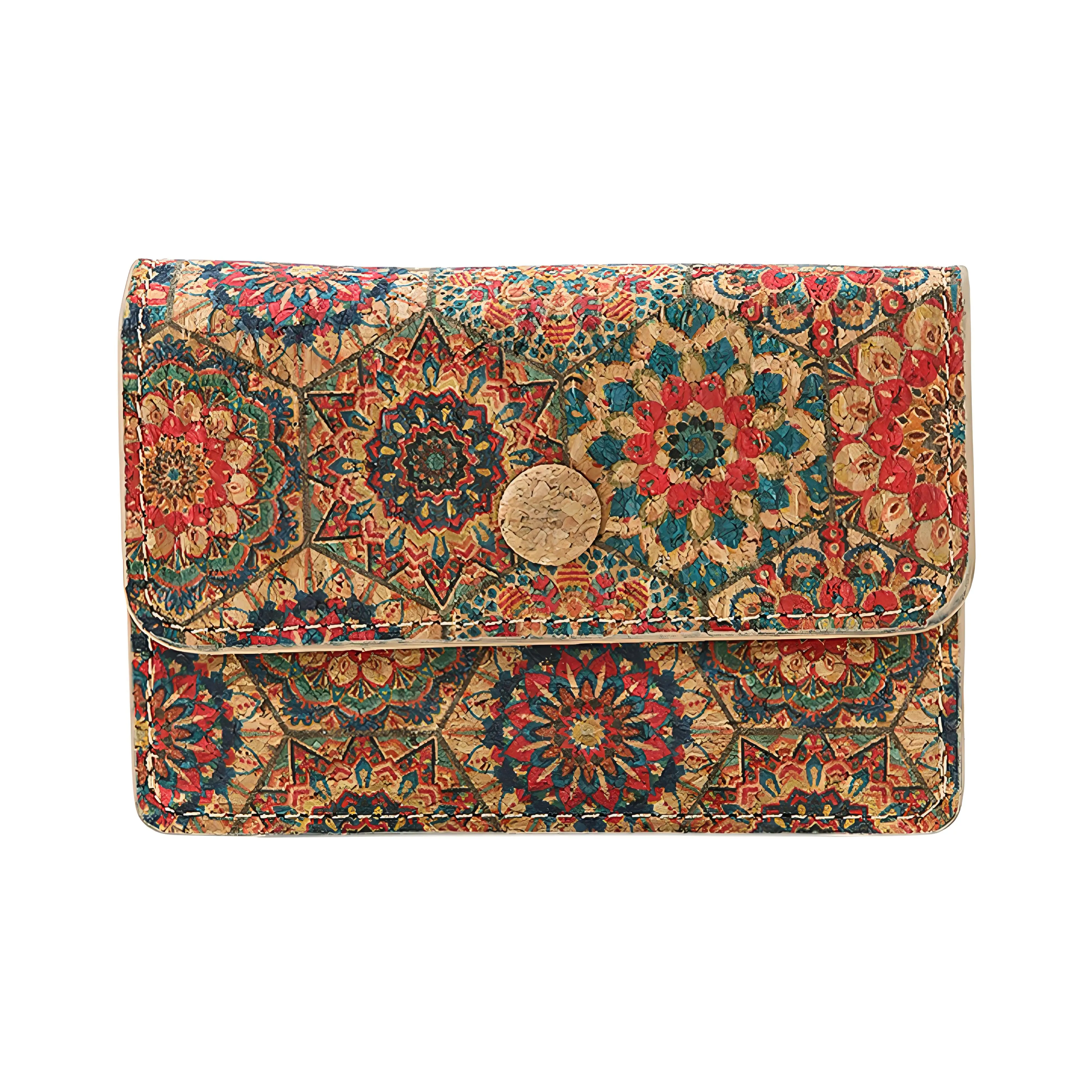 

Bohemia Credit Card Holder Slim Wallet, Sea Turtle RFID Wallet Women Front Pocket Small Card Holder Travel Cute Funny Thin Card