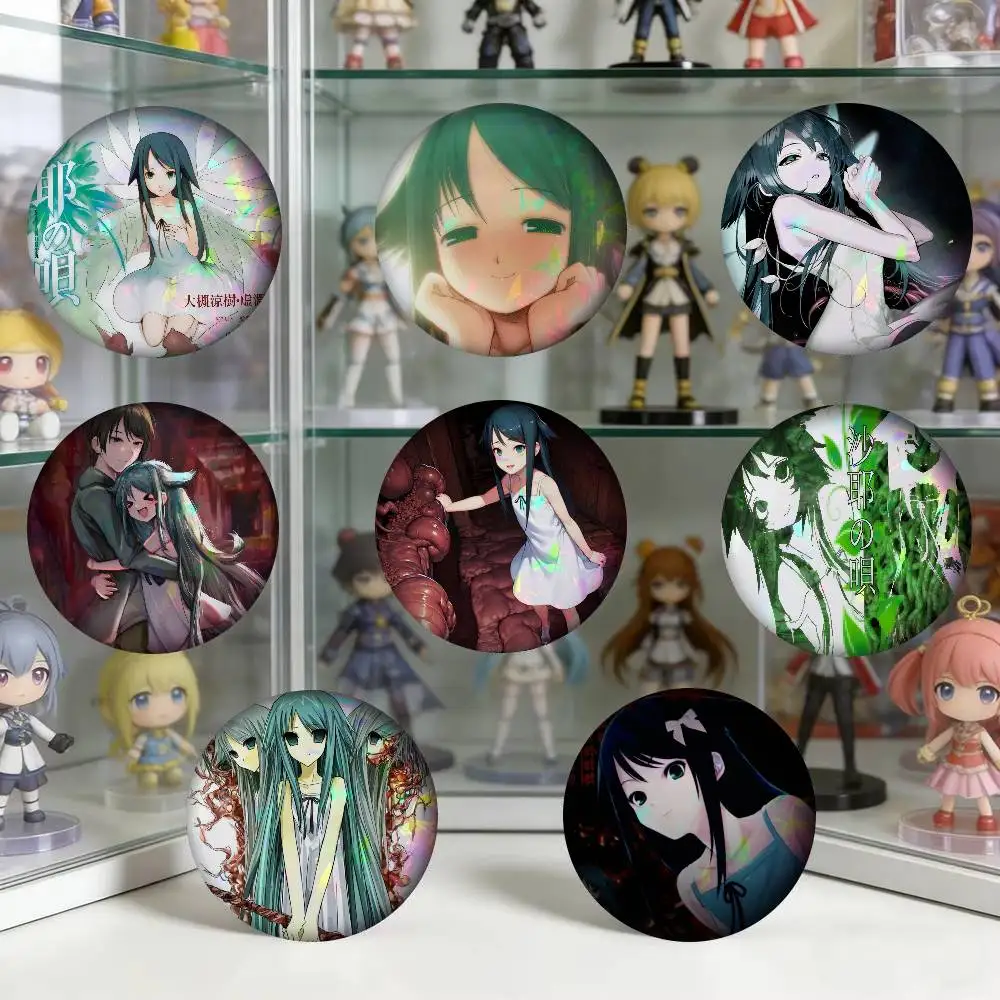Game Saya No Uta The Song Of Saya    Handmade Brooch Cartoon Cosplay Badge On Backpack Jewelry Accessories Gifts