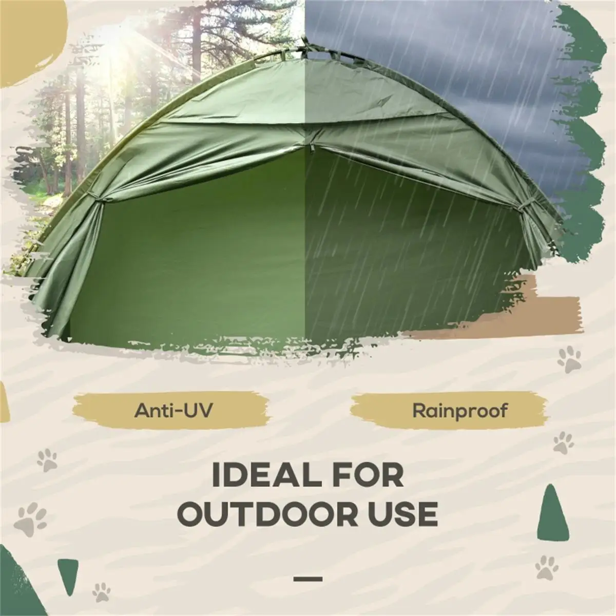 Portable Foldable Camping Tent - Lightweight, Easy Setup, Waterproof Outdoor Shelter