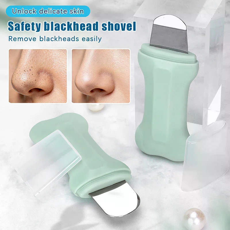 أداة إزالة الرؤوس السوداء للوجه مكشطة خفيفة ورقيقة للوجه للتنظيف العميق وملعقة الأنف والرؤوس البيضاء والعناية بالبشرة والجمال #2
