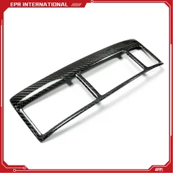 Car-styling Carbon Fiber Air Con Surround Stick On Type RHD Glossy Finish Interior Air Vent Duct Trim For Nissan Skyline R34 GTR