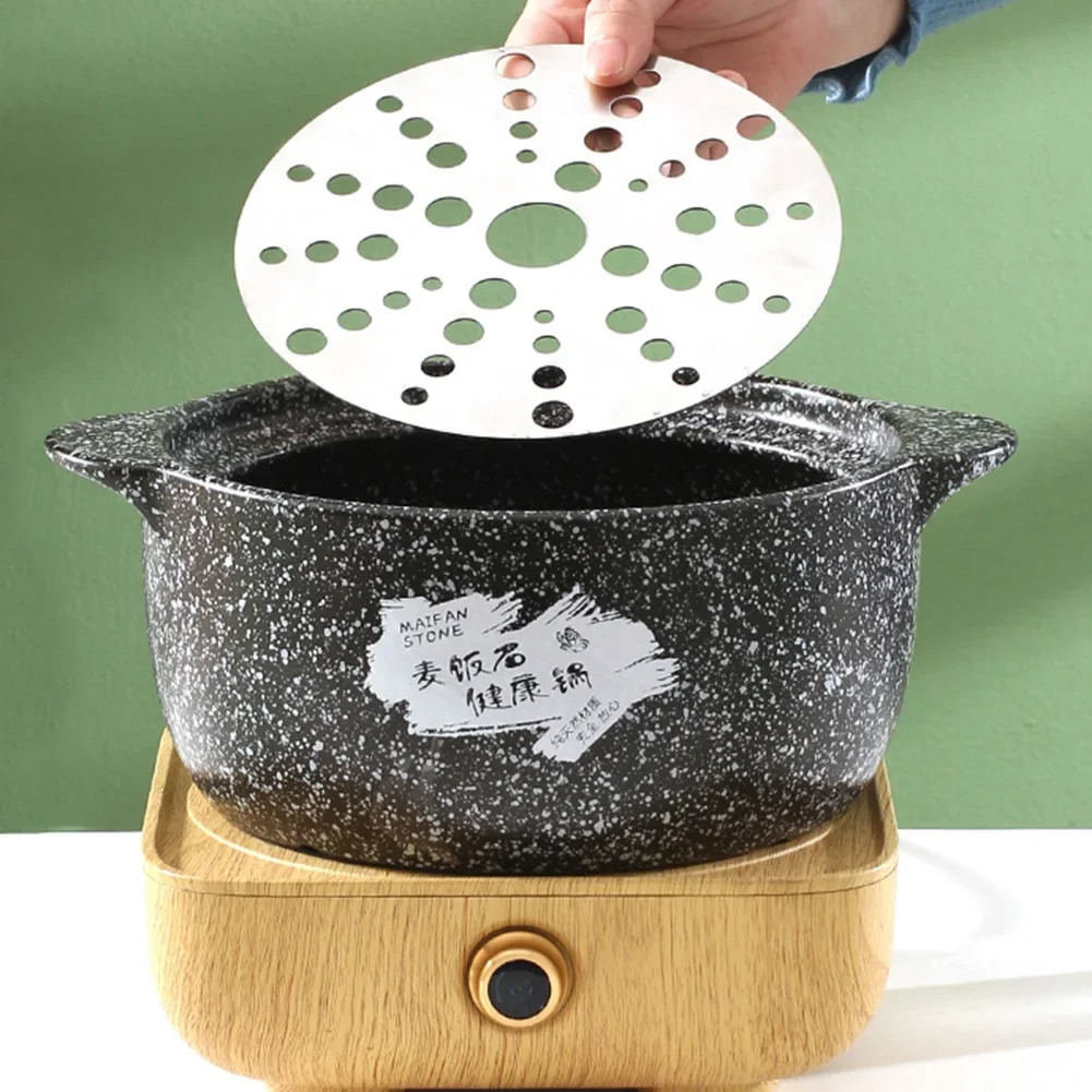 

Stainless Steel Induction Cooker Heat Diffuser Disc Adapter Plate Saucepan Cooking Hob Converter Tool For Kitchen Casserole