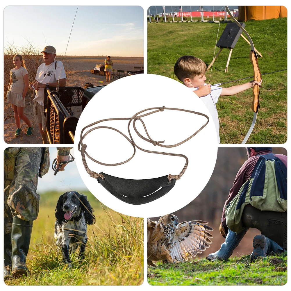 اليدوية الجلود الراعي حبال الحقيبة الجلدية رمي حبال الطراز القديم مقلاع المشي لمسافات طويلة الصيد الملحقات