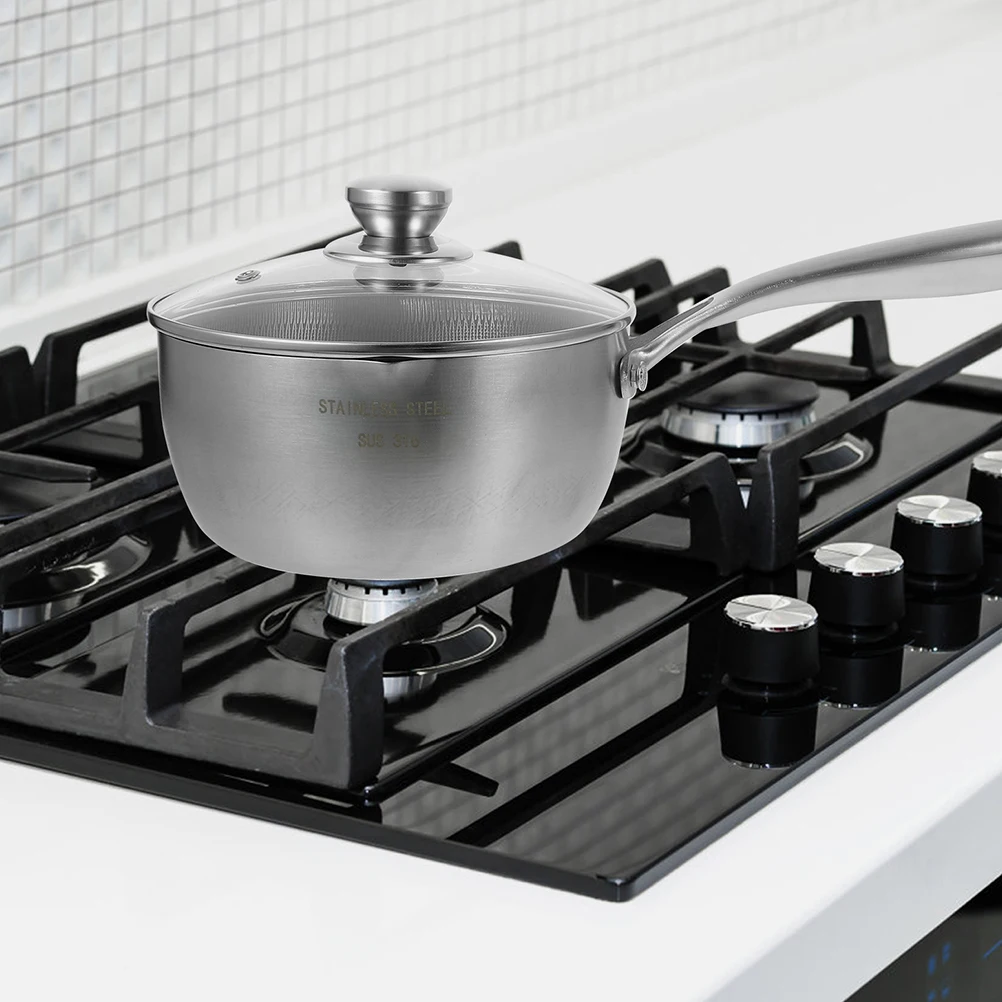 

Honeycomb Non Saucepan 304 Stainless Steel Cooking Pot Lid Ergonomic H Easy Clean Frying Stainless Steel Saucepan Eggs