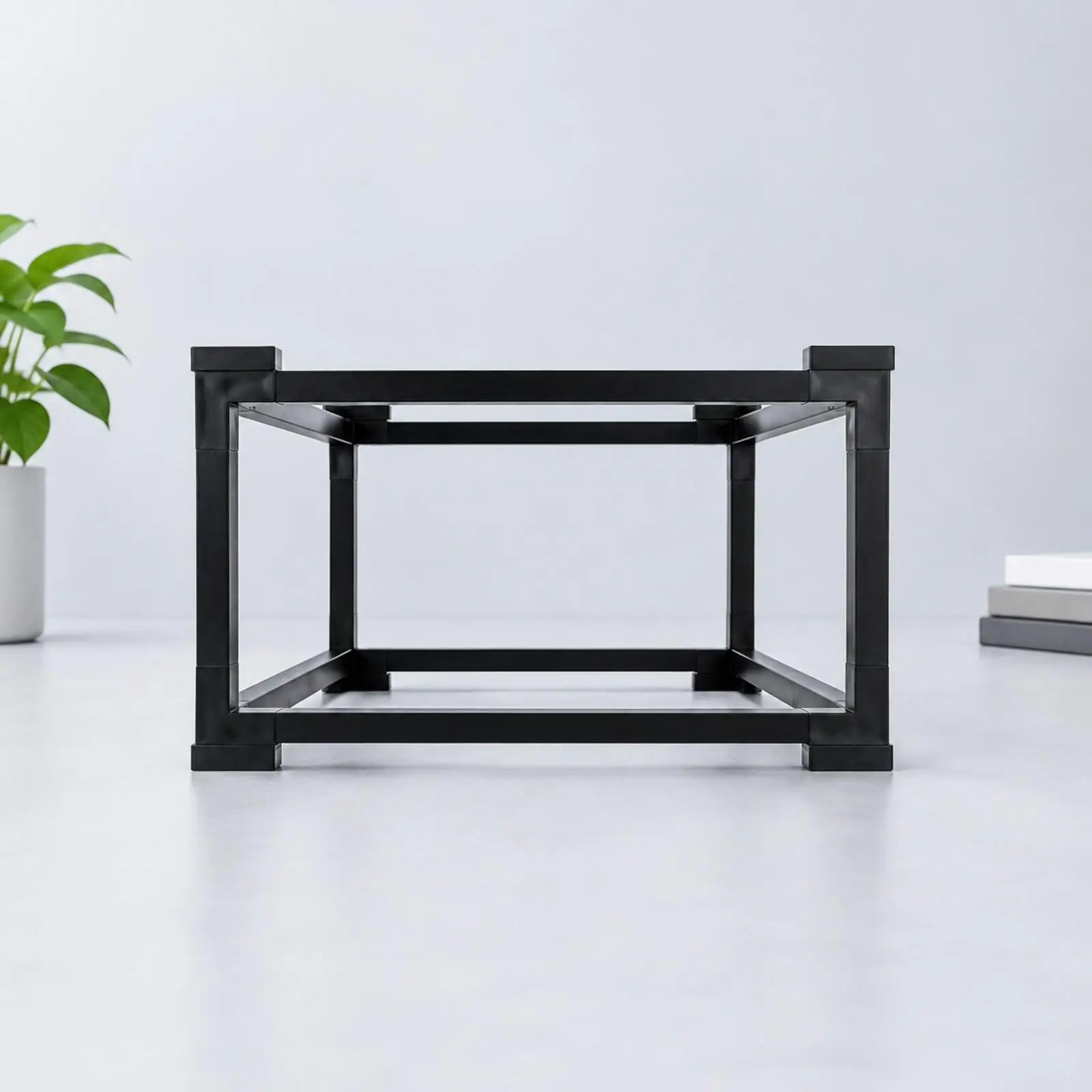 Reptile Terrarium Stacking Stand Stackable Aluminum Terrarium Stand with Foot Pads Space-Saving Anti-Slip