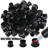 1000/500/100PCS Tattoo Ink Cup with Base Disposable Tattoo Pigment Cap Cups Tattoo Ink Holder Container for Tattoo Accessories