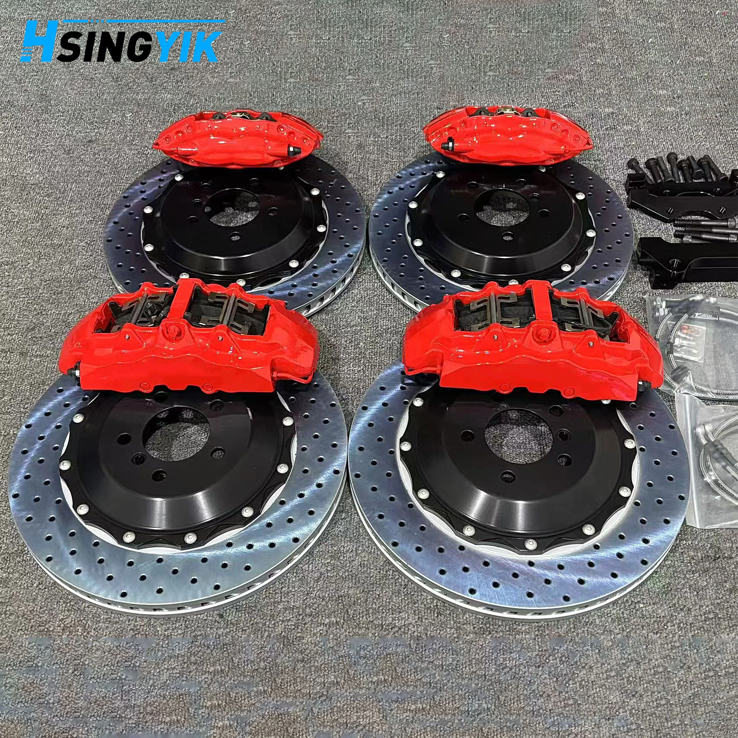 Front Rear 4 Discs Big Brake Kit For Chevy Impala Pickup Suv