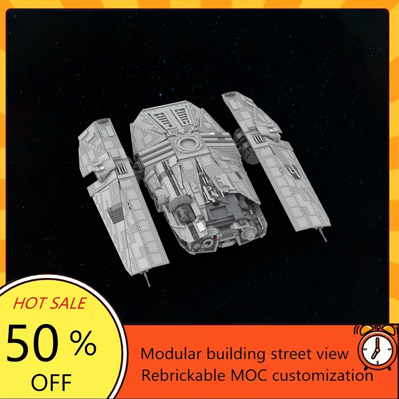 

8186PCS Popular Space War Movie Model MOC Building Bricks Spaceship Modular Technology Gifts Holiday Assemble Children Toy Suit