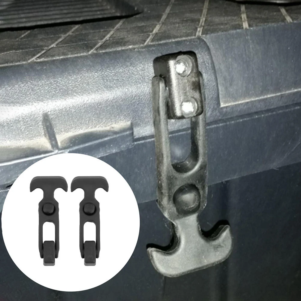 

2pcs Rubber Hasp Latch Elastic Toolbox Engine Hood Latches Heavy Duty Shock Absorbing Durable Sealing Replacement For Toolboxes
