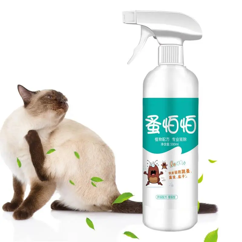 Imagem -06 - Spray Pet Skin Care Tick de Cães e Gatos Itchy Flea And Tick Uso Externo Filhotes e Gatinho 500ml