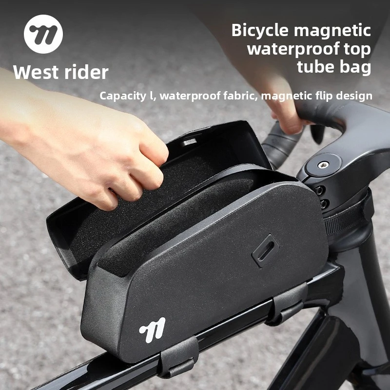 

Велосипедная сумка с магнитной застежкой, водонепроницаемый чехол для телефона на раму велосипеда, сумка для хранения для шоссейных и горных велосипедов