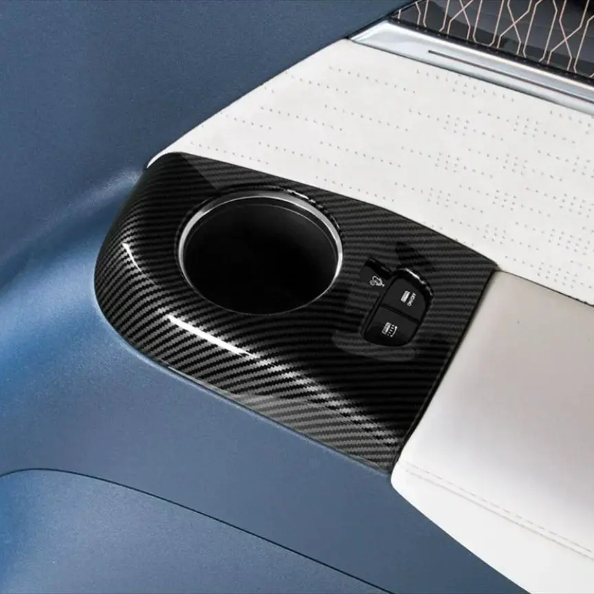 

LHD для Geely Zeekr 009 2022 2023 2024, аксессуары для интерьера, коробка передач, стойки переключения передач, рамка шестерни, ручка, накладка крышки чаши