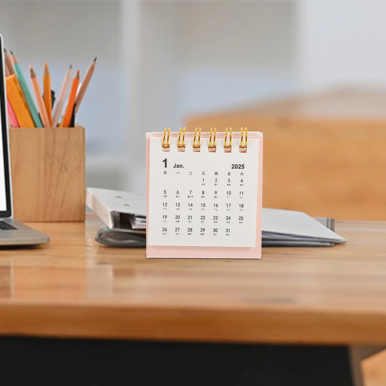 

Simple Desk Calendar Aesthetic Decor Decorative Small Adorable Mini Office