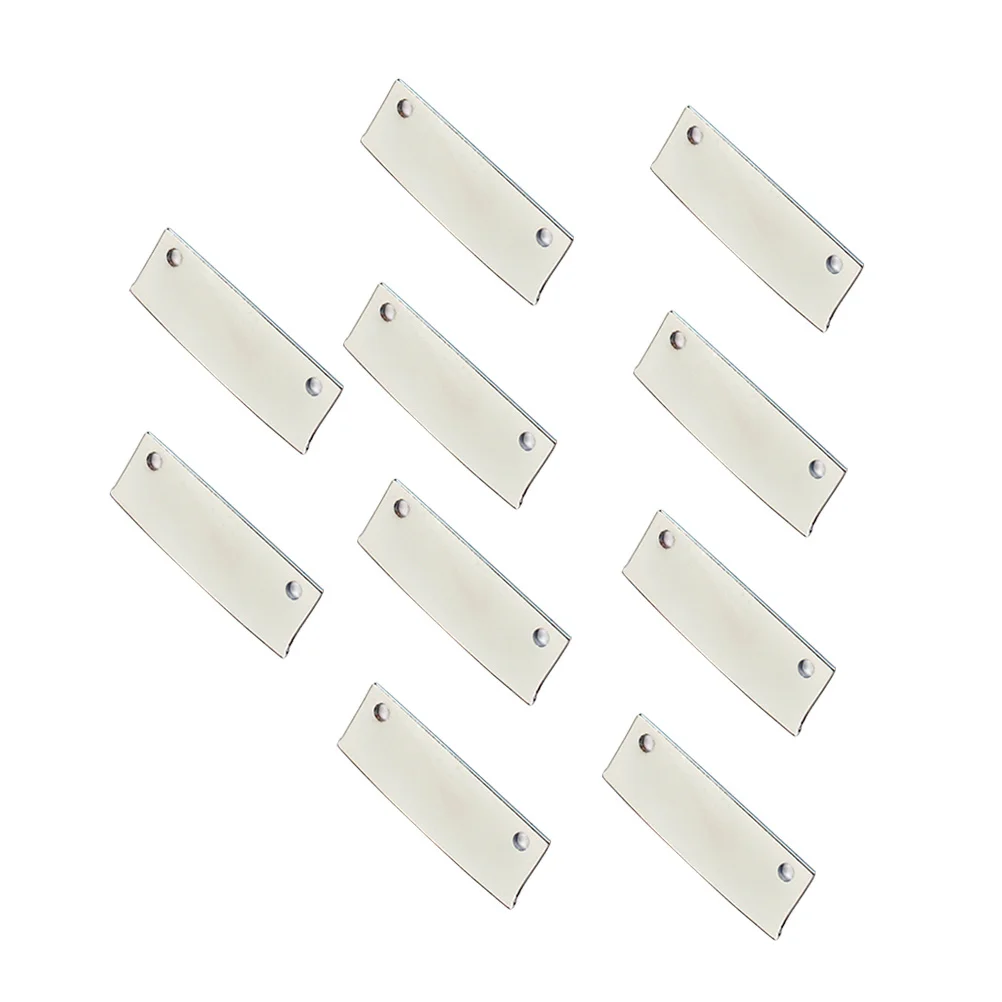 10 قطعة قضبان لاقط الجيتار شفرات هامبوكر مطلية بالنيكل لـ St الكهربائية باس التقاطات السكك الحديدية المزدوجة استبدال لاقط المهنية #5