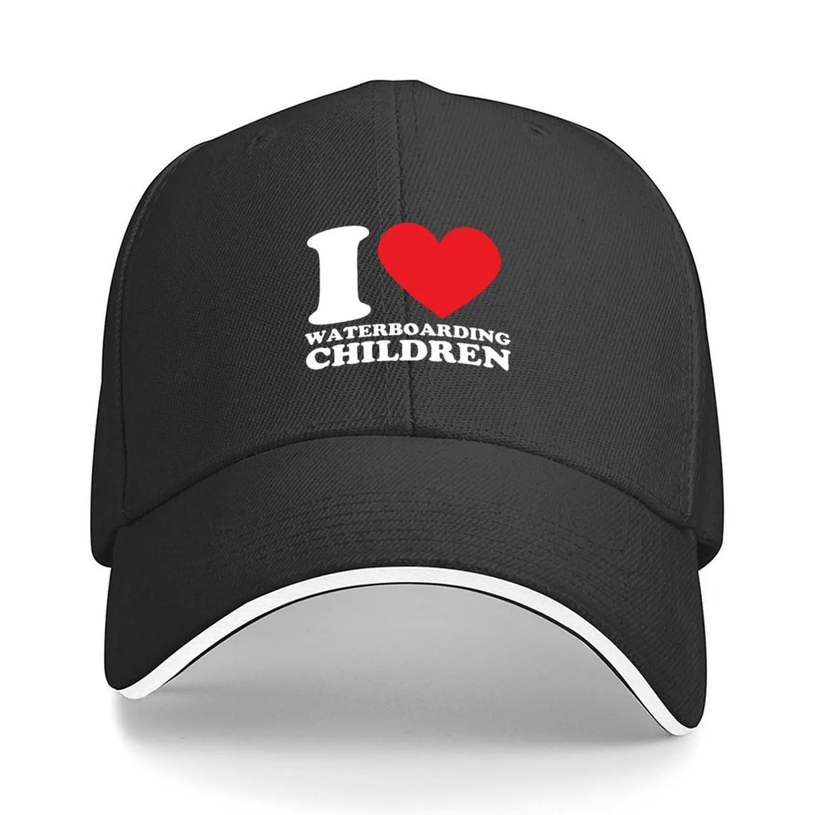 

I Love Waterboarding Children Baseball Cap Wild Ball Hat Rugby hats on offer Sun Cap Girl Men's