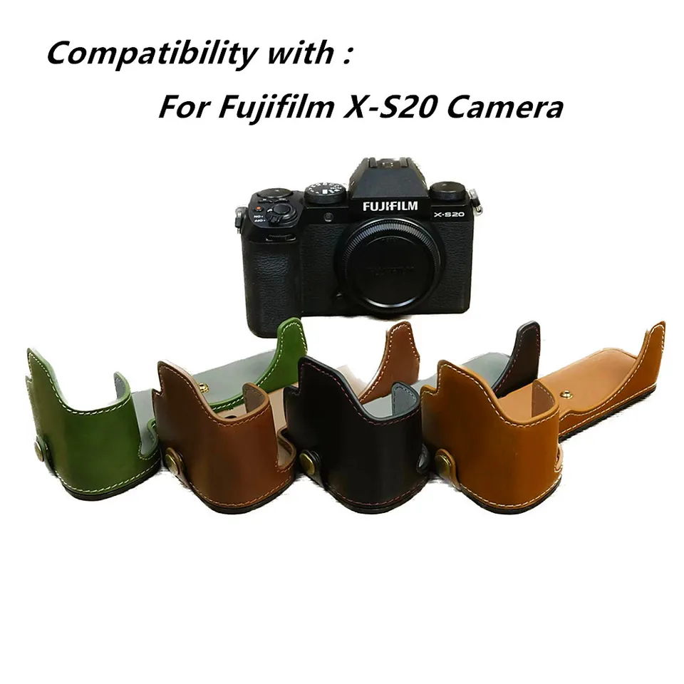 Fugjifilm-レザーケースx-s20,Xs20カメラ用レトロpu - AliExpress 44