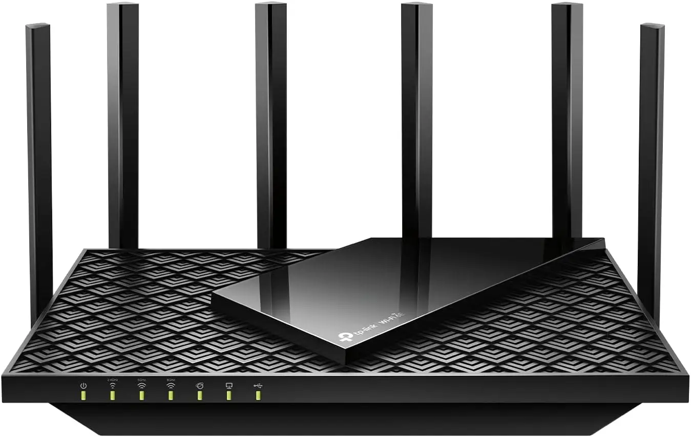 

AXE5400 Tri-Band WiFi 6E Router (Archer AXE75), 2025 PCMag Editors' Choice, Gigabit Internet for Gaming & Streaming, New 6GHz Ba