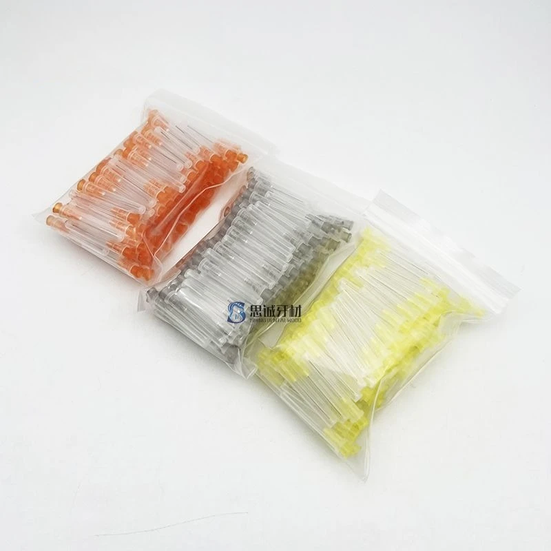 100 قطعة الأسنان عن طريق الفم المتاح بالمنظار شطف إبرة نهاية مغلقة الجانب قطع من جانب واحد الثنائي مفتوح قناة الجذر شطف إبرة