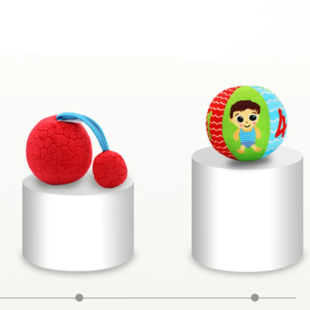 

Early Learning Baby Grasping Ball 10x10cm Colorful Training Ball for Infants Hand Eye Coordination Vision Development