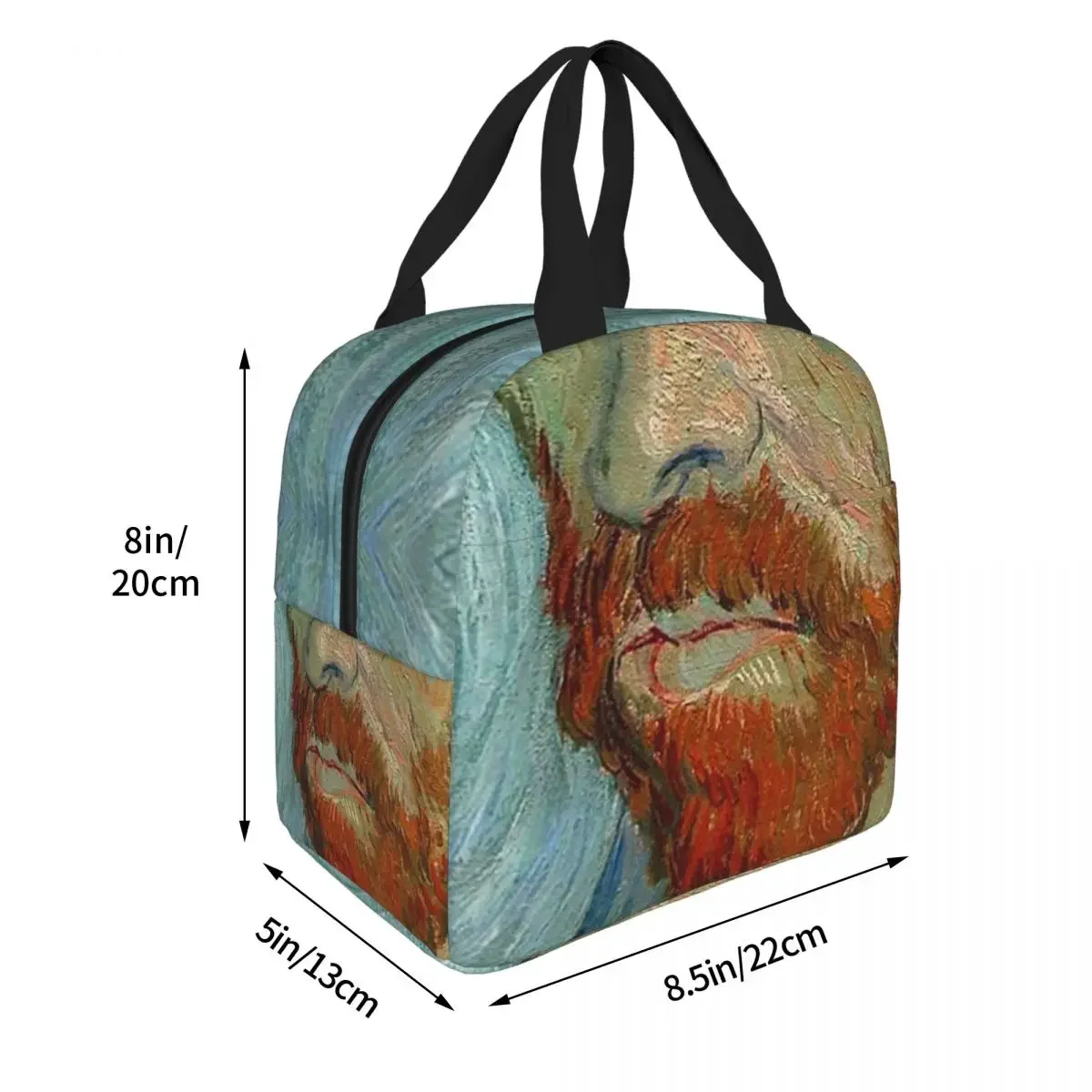 Sac à lunch isotherme Van Gogh pour hommes et femmes, grand fourre-tout, art, peinture de fleurs de Vincent, boîte à lunch de travail en plein air, sac isotherme réutilisable