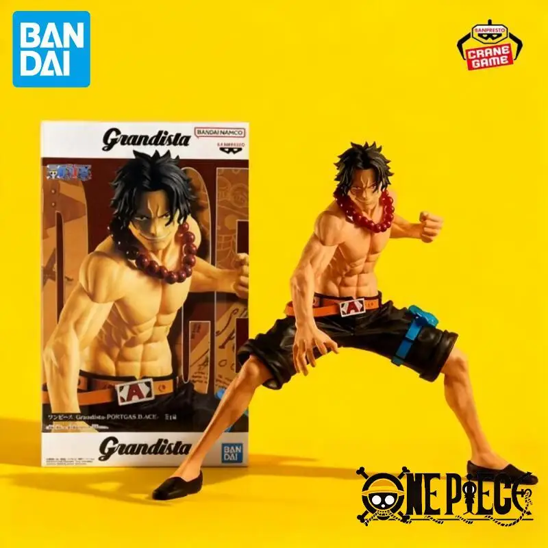 

Bandai Original Banpresto One Piece Ace Action Figures In Stock Anime Statues Model Pvc Cartoon Dolls Kids Toys Festival Gifts