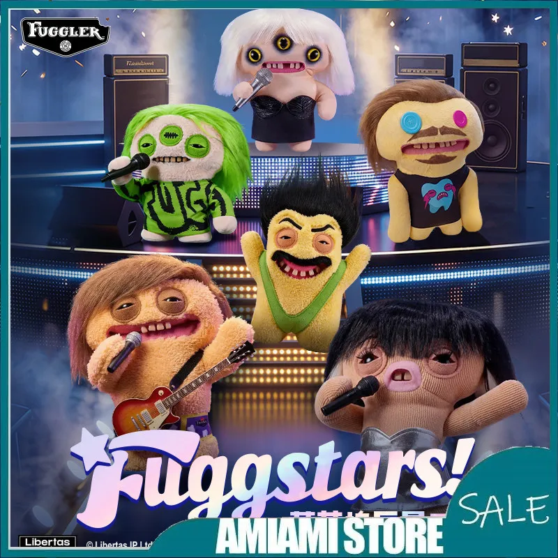 

23cm Fuggler Plush Toy Ugly Cute Tooth Monster Hollywood Giant Star Second Generation Funny Tide Play Plush Ornament Play Doll