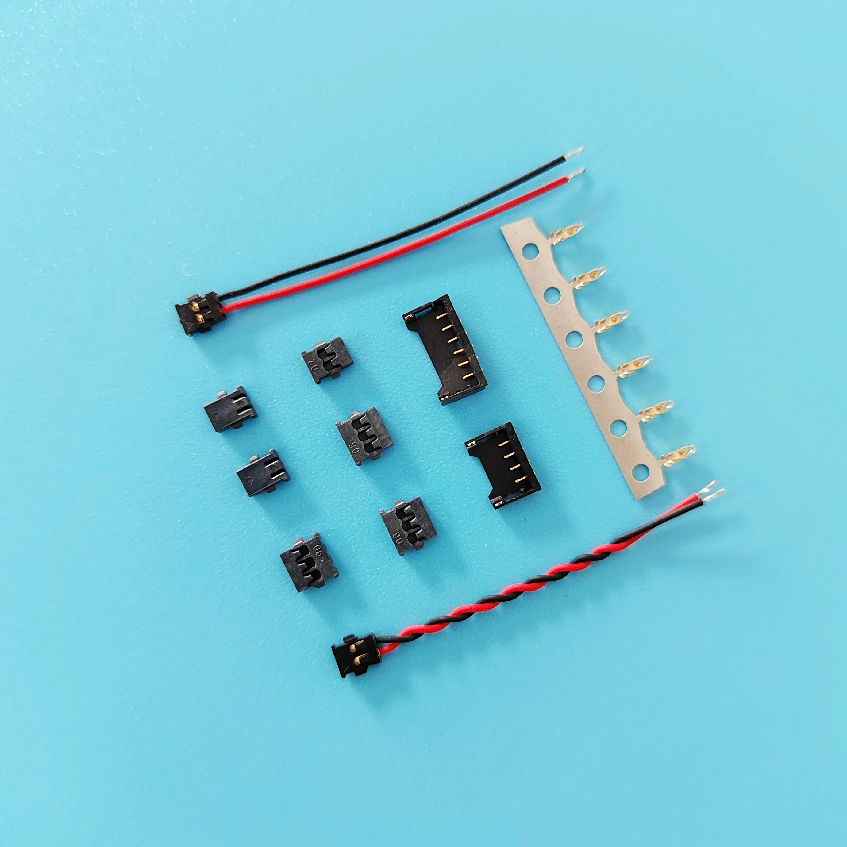 1.20mm(.047in) Pitch Molex Alternative SMD Right-Angle Header Gold(Au)Plated Single Row Battery Connector