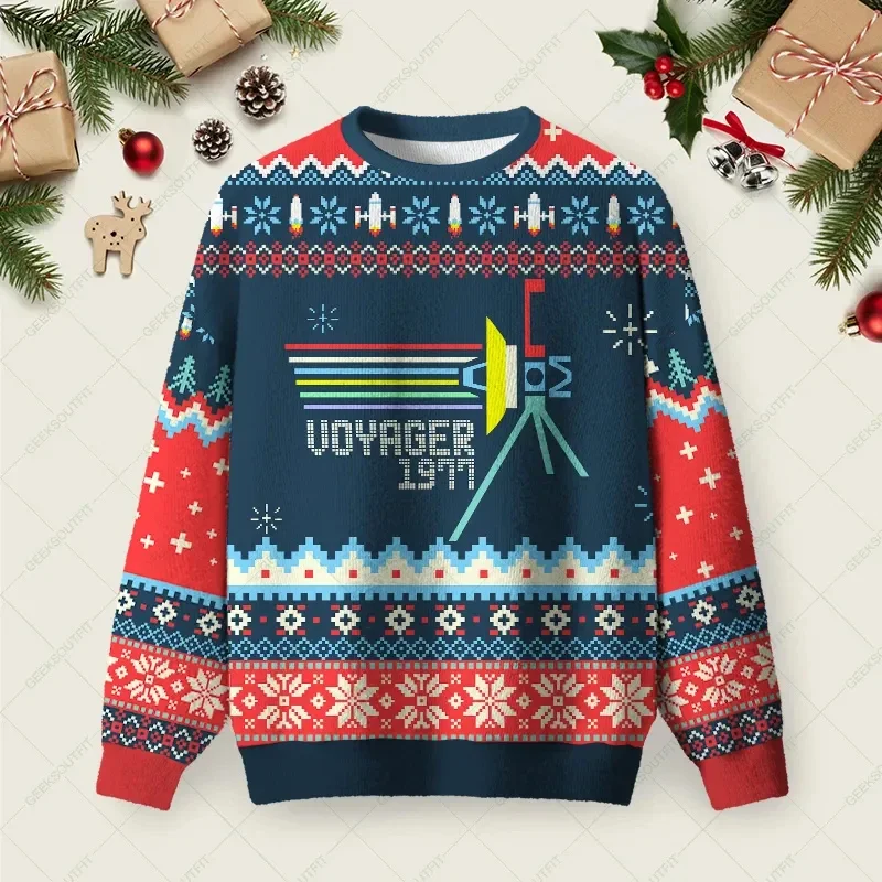 3D-Druck Lebkuchenmann Grafik-Sweatshirts Lustiger Weihnachtsmann Hässlicher Weihnachtspullover Unisex Weihnachten 2026 Pullover Freizeitkleidung – Detail 10