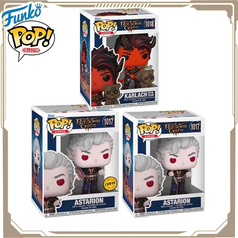 

In Stock Funko Pop Original Baldur's Gate Anime Figure KARLACH ASTARION Action Figure Toys for Boys Girls Kids Gift Ornaments