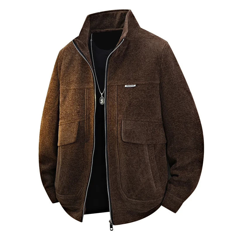 

Autumn/Winter Woolen Jacket Korean-Style Slim Versatile Youth Top Thickened Fashion Coat for New Arrival