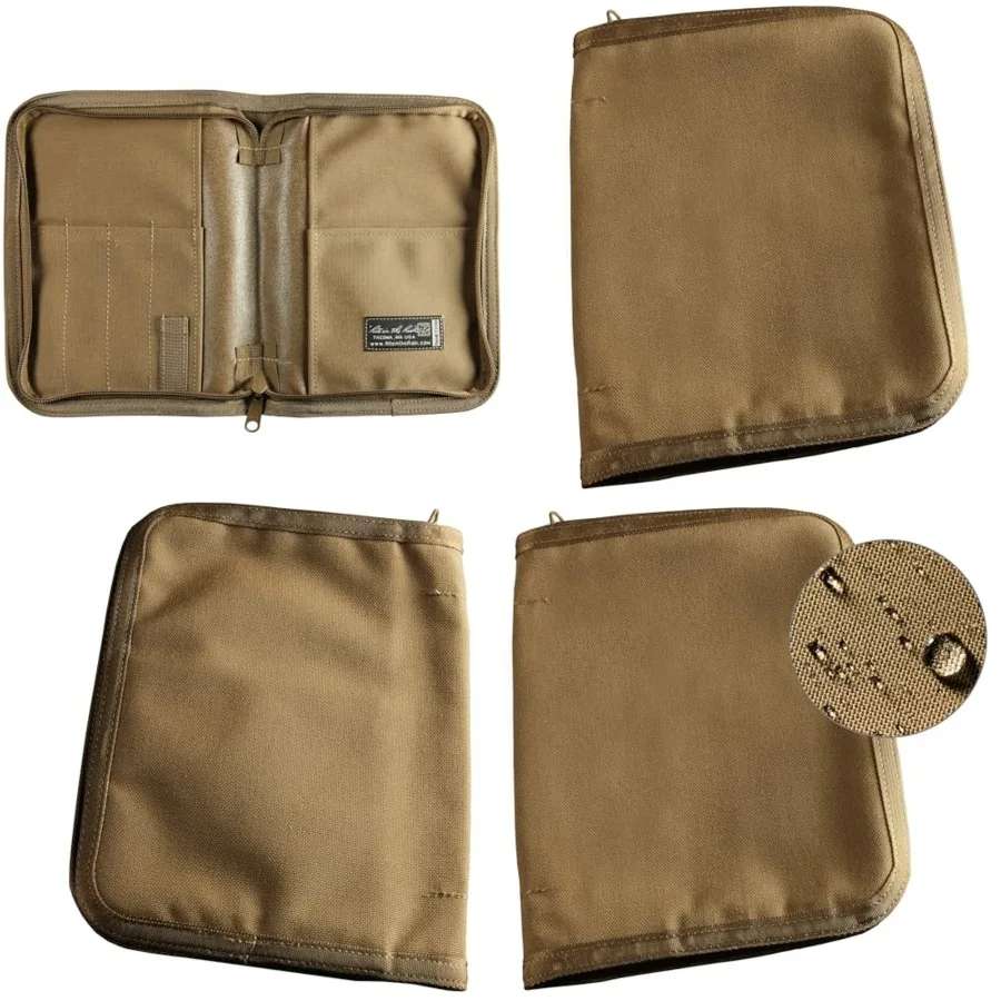 

Weatherproof CORDURA Fabric, 1/2" Ring Binder Cover, 6.75" x 8.875", Cover No