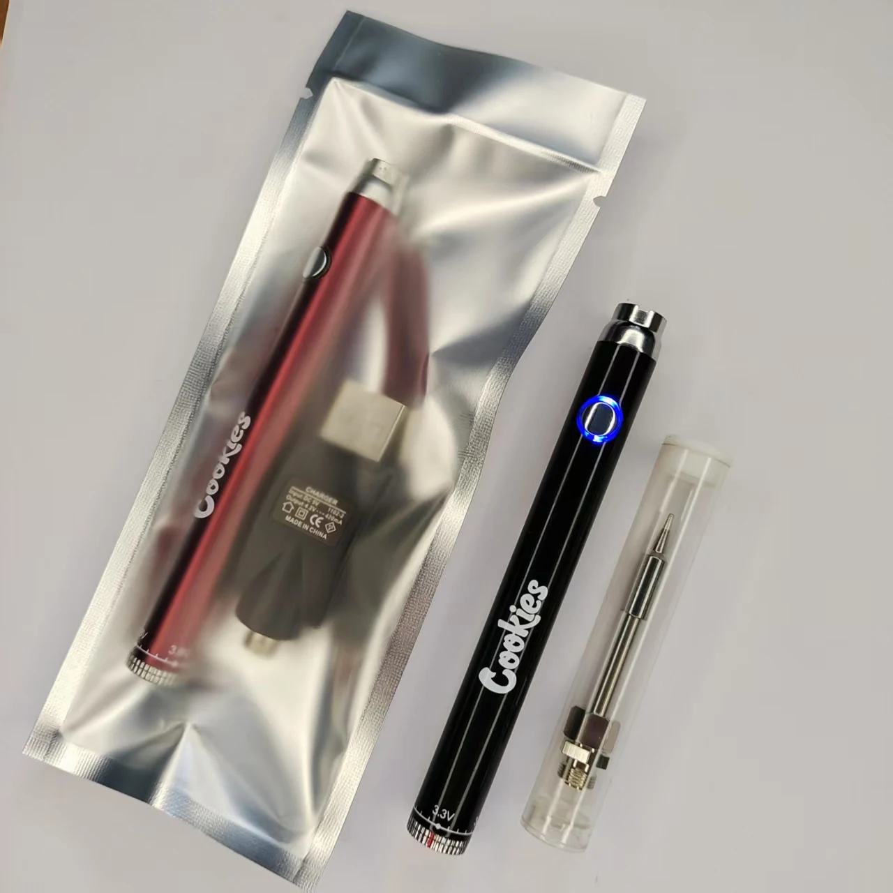 Preheating Bottom Knob Pressure Regulating Battery Rod Soldering Iron Welding Tool Kit 510 Interface Heating Cutting Tool